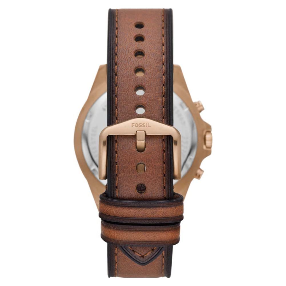 Reloj Fossil Garrett de hombre pulsera de cuero 44mm
