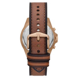 Reloj Fossil Garrett de hombre pulsera de cuero 44mm