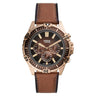 Reloj Fossil Garrett de hombre pulsera de cuero 44mm