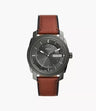 Reloj Fossil Machine para caballero pulsera de cuero