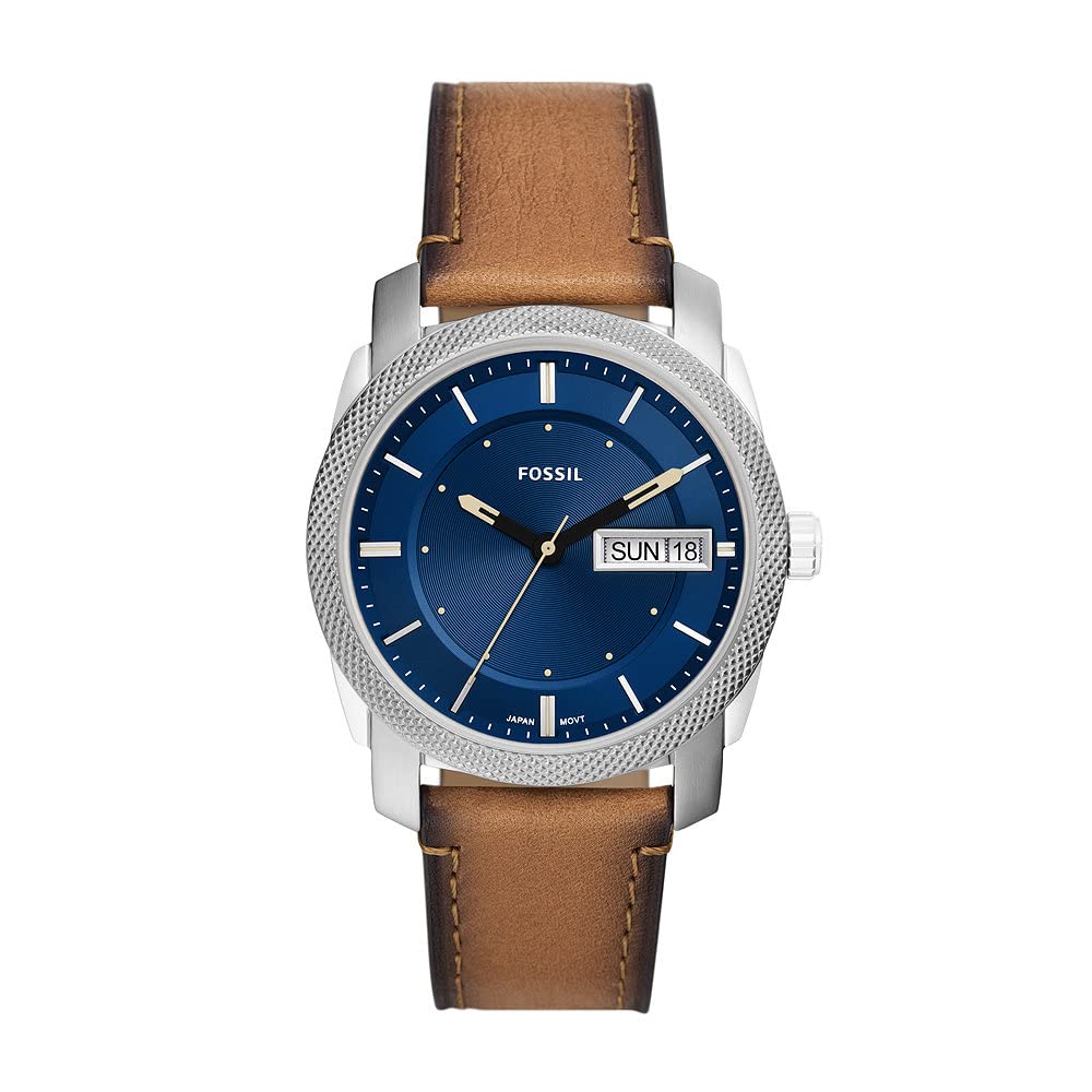 Reloj Fossil Machine para caballero pulsera de cuero