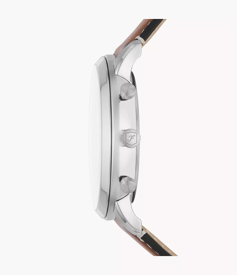 Fossil Neutra reloj Análogo para Caballero Correa de Cuero