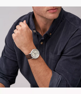 Reloj Cronógrafo de hombre pulsera de piel