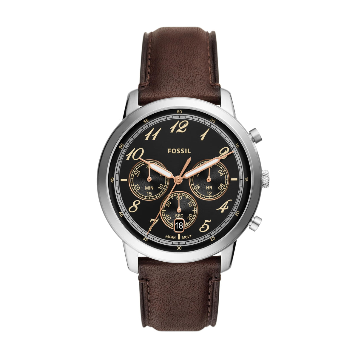 Reloj Cronógrafo de hombre pulsera de piel