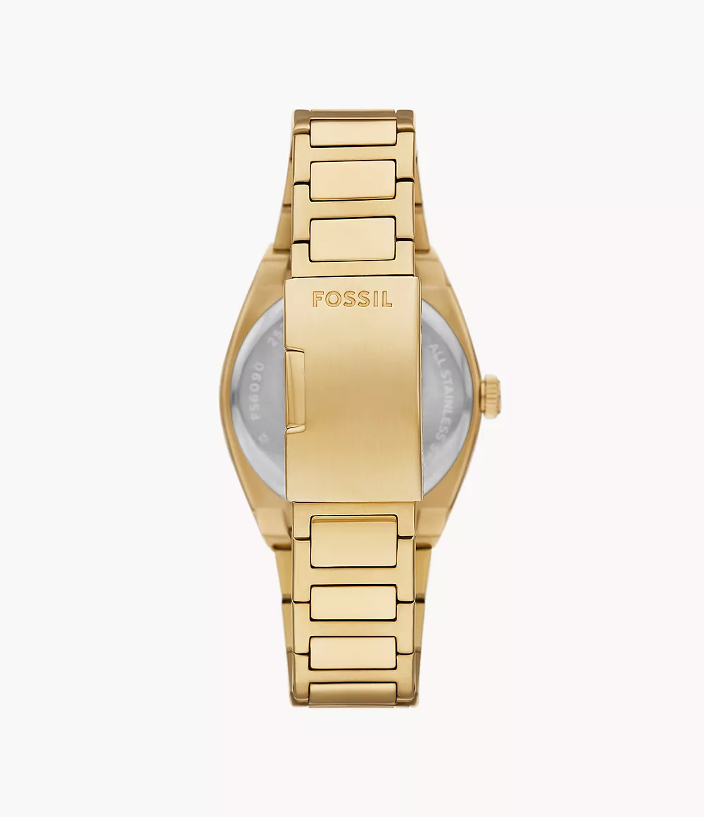Fossil Everett Reloj para Hombre Análogo Pulsera de Metal