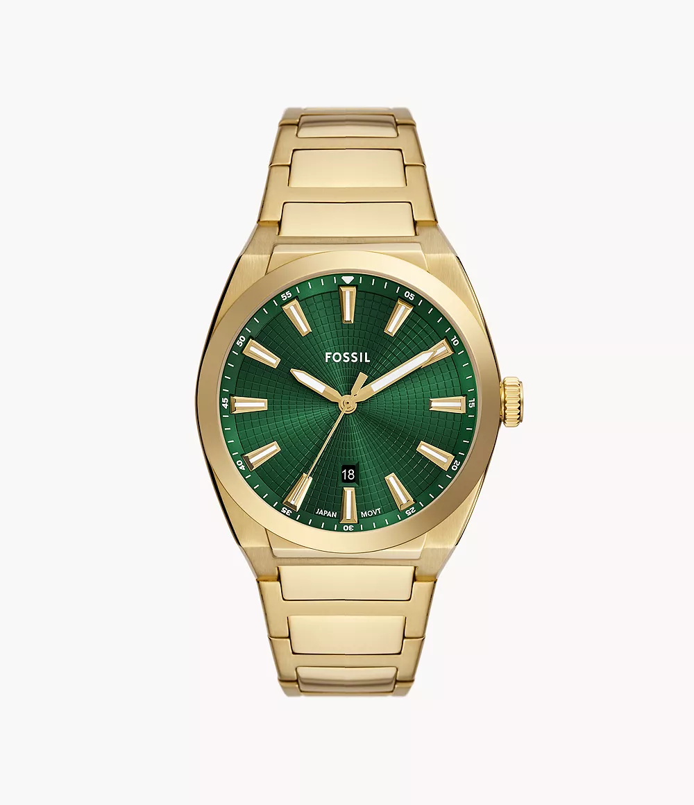 Fossil Everett Reloj para Hombre Análogo Pulsera de Metal
