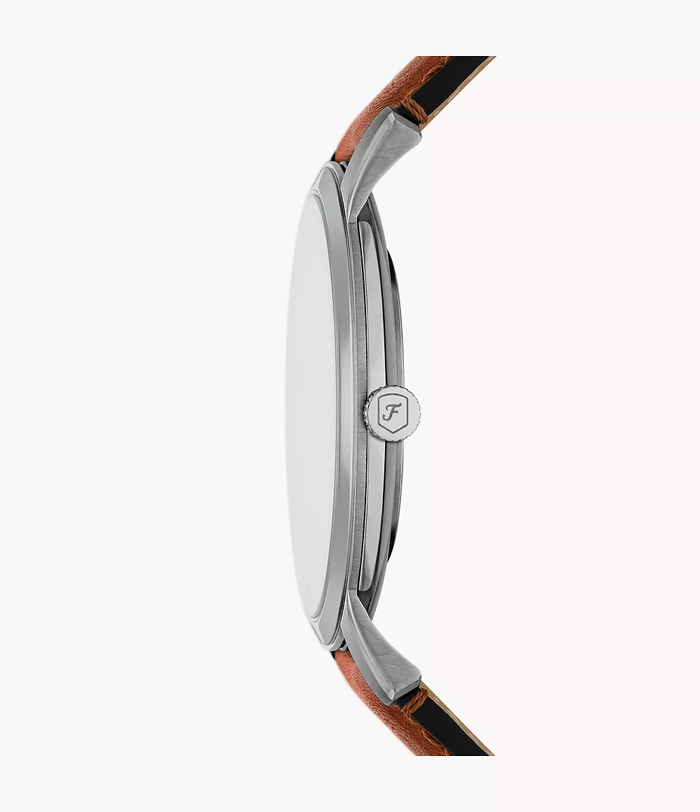 Fossil The Minimalist Reloj para Hombre Análogo Pulsera de Cuero