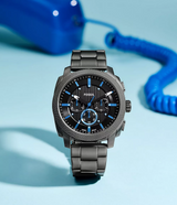 Reloj Machine Fossil de hombre pulsera de metal 44mm
