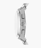Reloj Fossil Everett Smoke de hombre banda de metal 44 mm