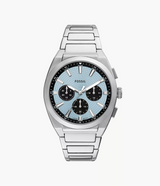 Reloj Fossil Everett Smoke de hombre banda de metal 44 mm