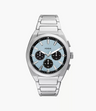 Reloj Fossil Everett Smoke de hombre banda de metal 44 mm