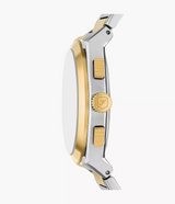 Reloj Fossil Everett Smoke de hombre banda de metal 44 mm