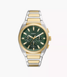 Reloj Fossil Everett Smoke de hombre banda de metal 44 mm