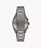 Reloj Fossil Everett Smoke de hombre banda de metal 44 mm
