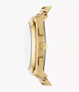 Reloj Fossil Everett Smoke de hombre banda de metal 44 mm