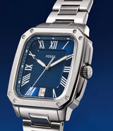 Reloj Fossil Crosby de caballero pulsera de metal 42 mm