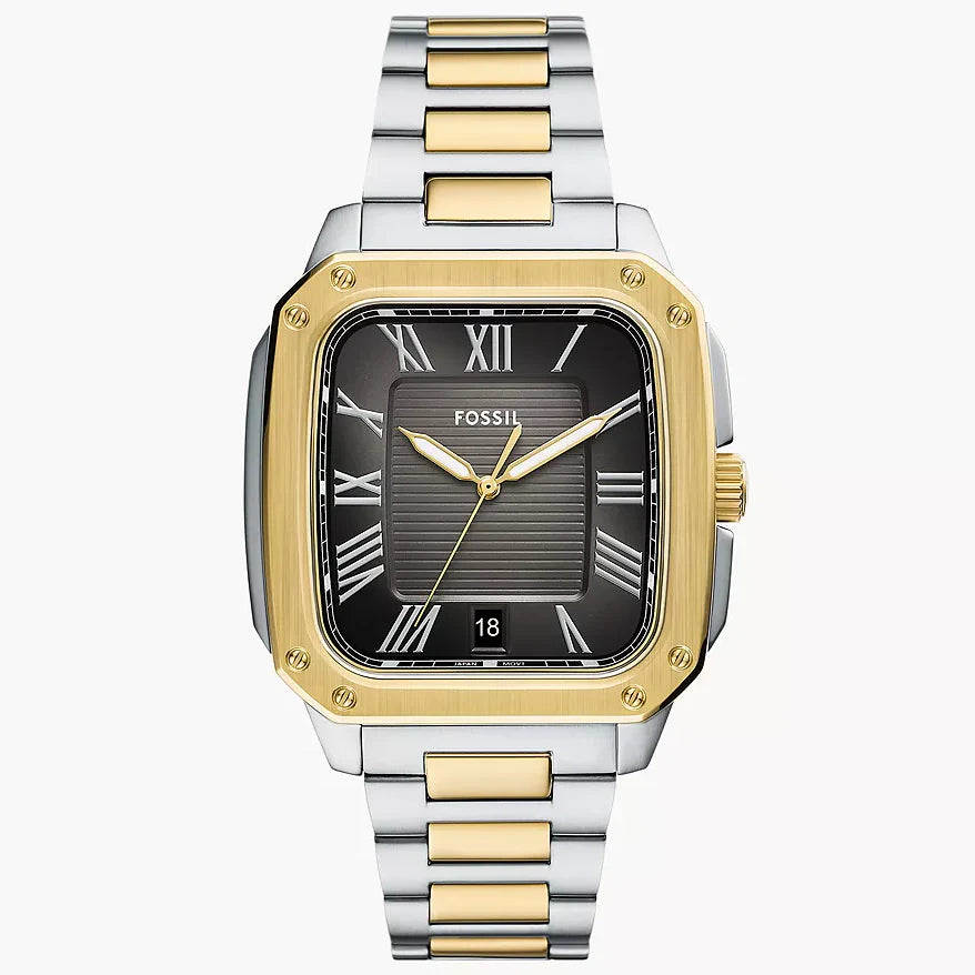 Reloj Fossil Crosby de caballero pulsera de metal 42 mm