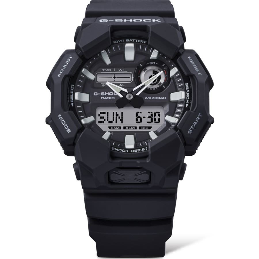 GA-010 Reloj G-Shock para caballero pulsera de resina 10 años de batería
