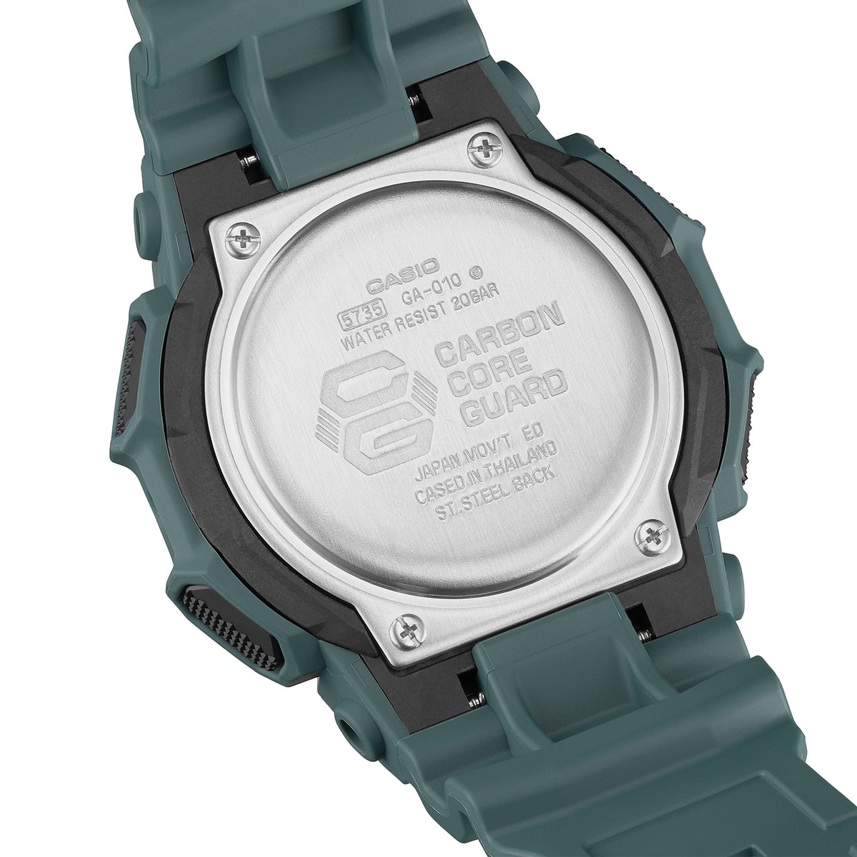 GA-010 Reloj G-Shock para caballero pulsera de resina 10 años de batería