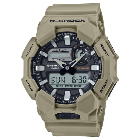 GA-010 Reloj G-Shock para caballero pulsera de resina 10 años de batería