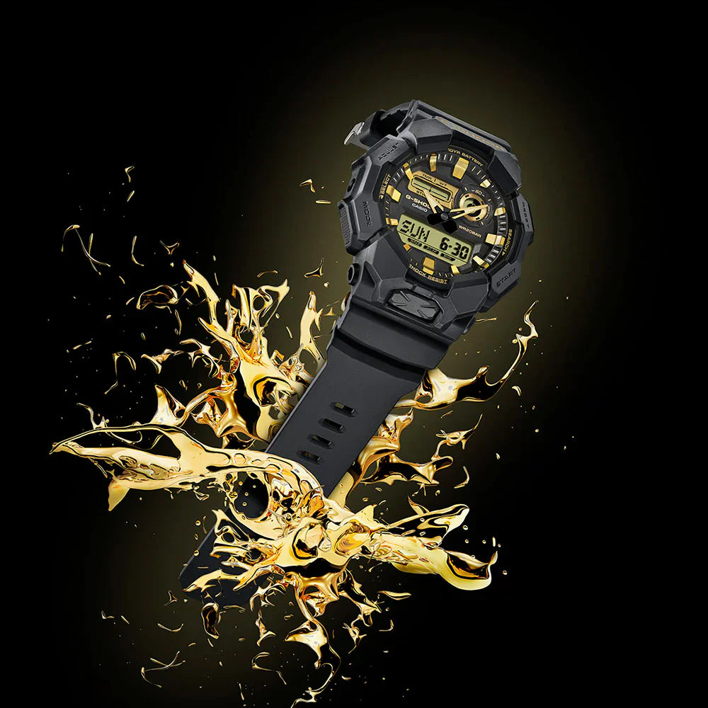 GA-010 Reloj G-Shock para caballero pulsera de resina 10 años de batería