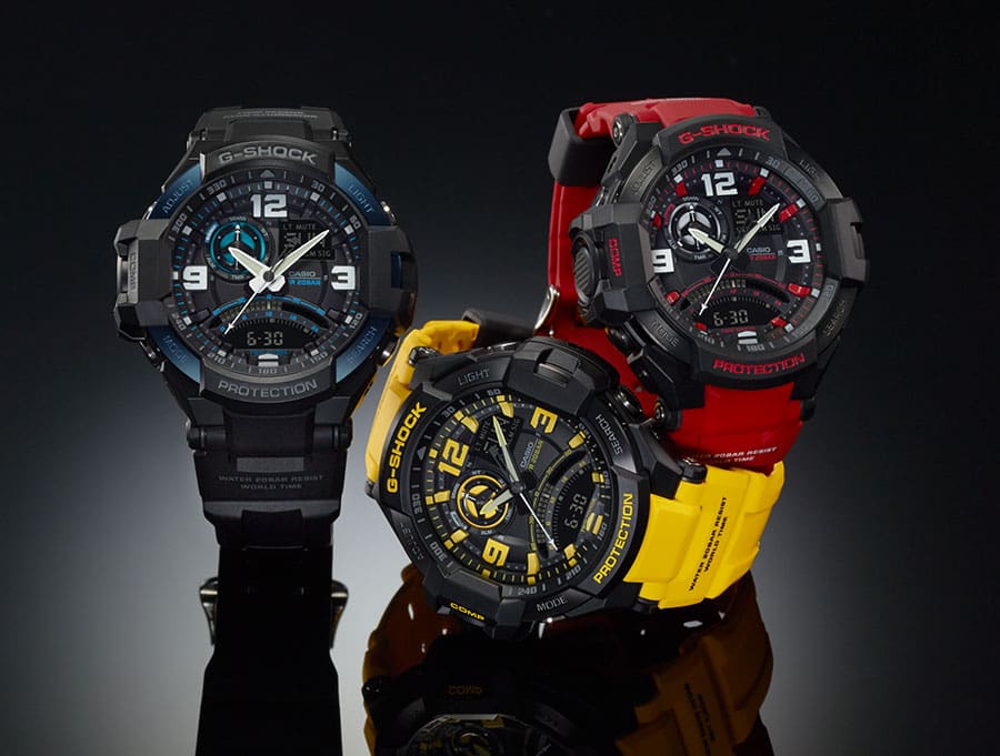 GA-1000-1A Reloj G-Shock Pulsera de Resina para Hombre Doble hora