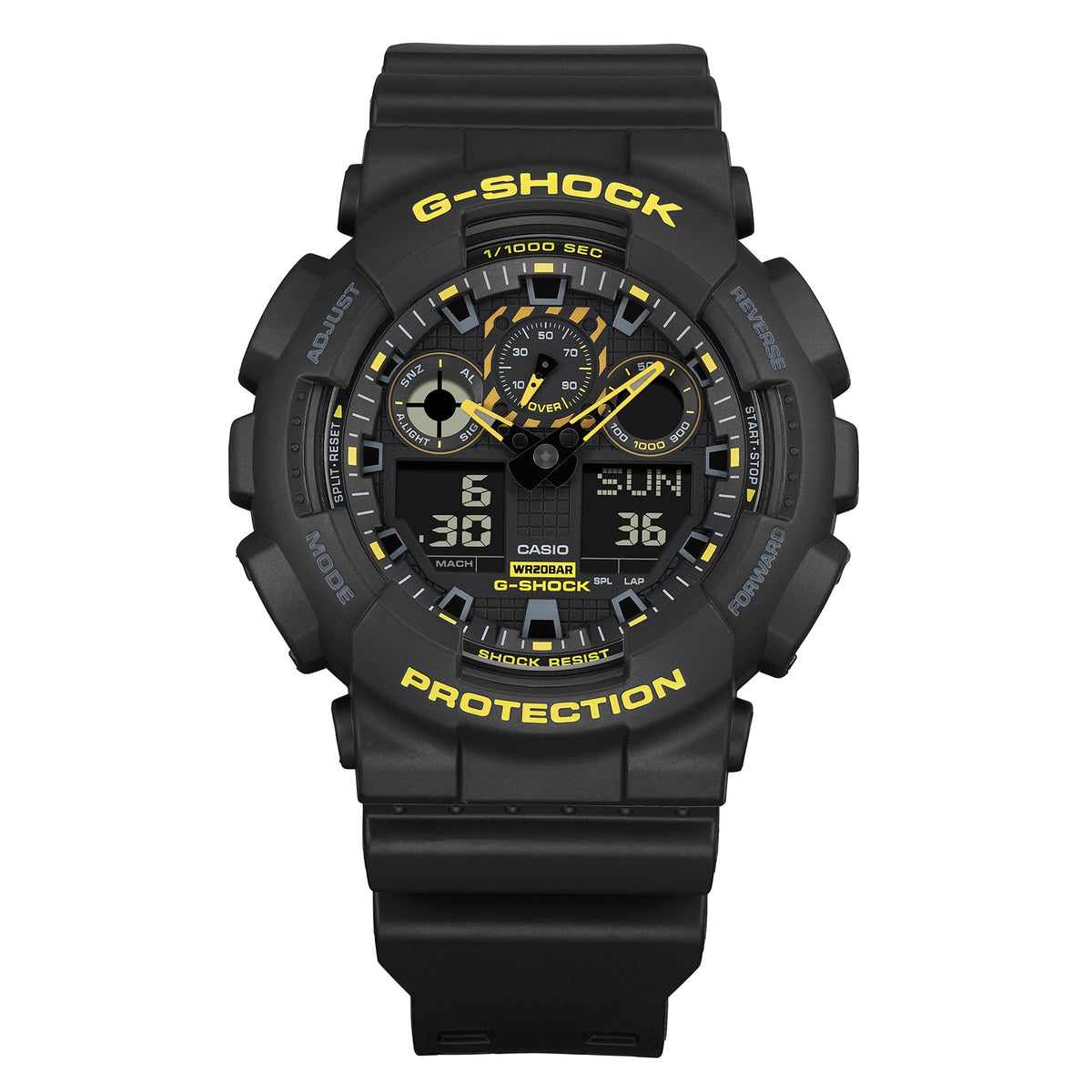 GA-100 Reloj G-Shock Pulsera de Caucho para Hombre Digita y Análogo