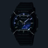 GA-2100 Reloj G-Shock Pulsera de Caucho para Hombre Doble hora