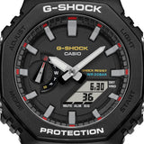 GA-2100 Reloj G-Shock Pulsera de Caucho para Hombre Doble hora