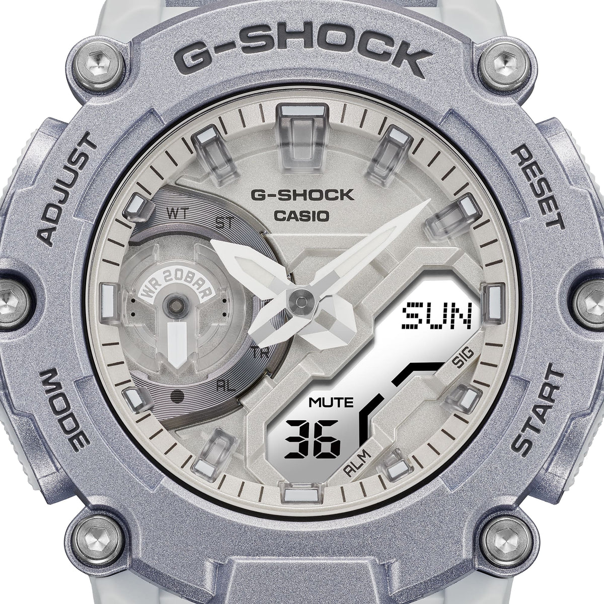 GA-2200 Reloj G-Shock Pulsera de Caucho para Hombre Digita y Análogo