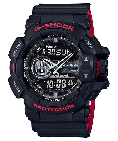 GA-400 Reloj G-Shock Pulsera de Caucho para Hombre Doble hora