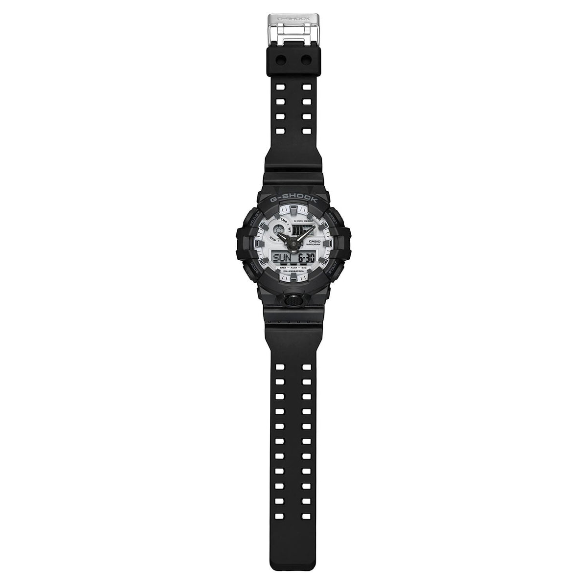 GA-700 Reloj G-Shock Pulsera de Caucho para Hombre Doble hora