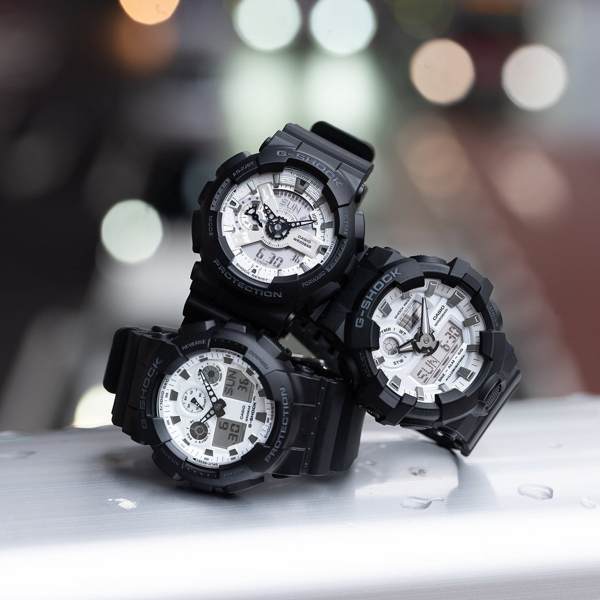 GA-700 Reloj G-Shock Pulsera de Caucho para Hombre Doble hora