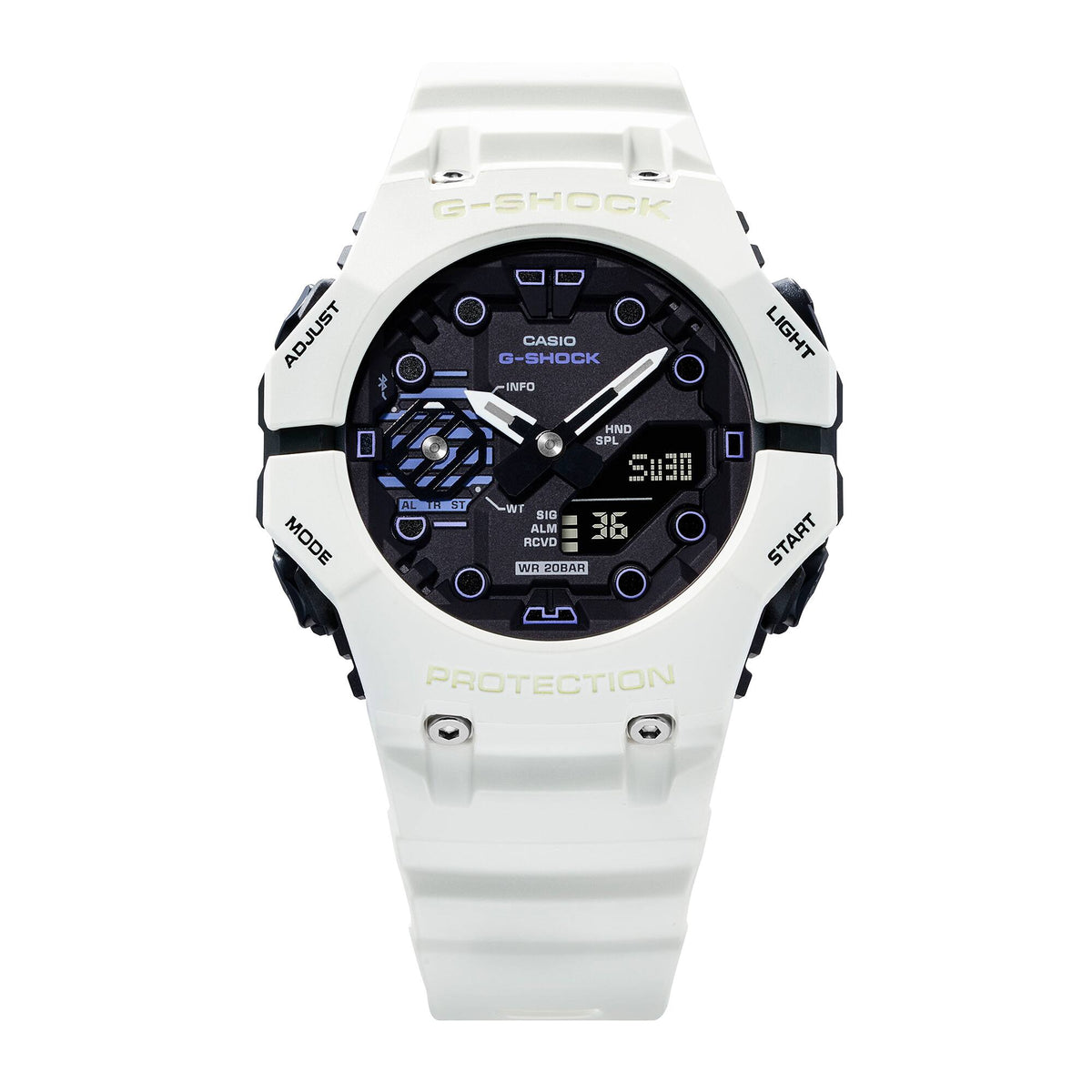GA-B001 Reloj G-Shock Pulsera de Resina para Hombre Doble hora Bluetooth