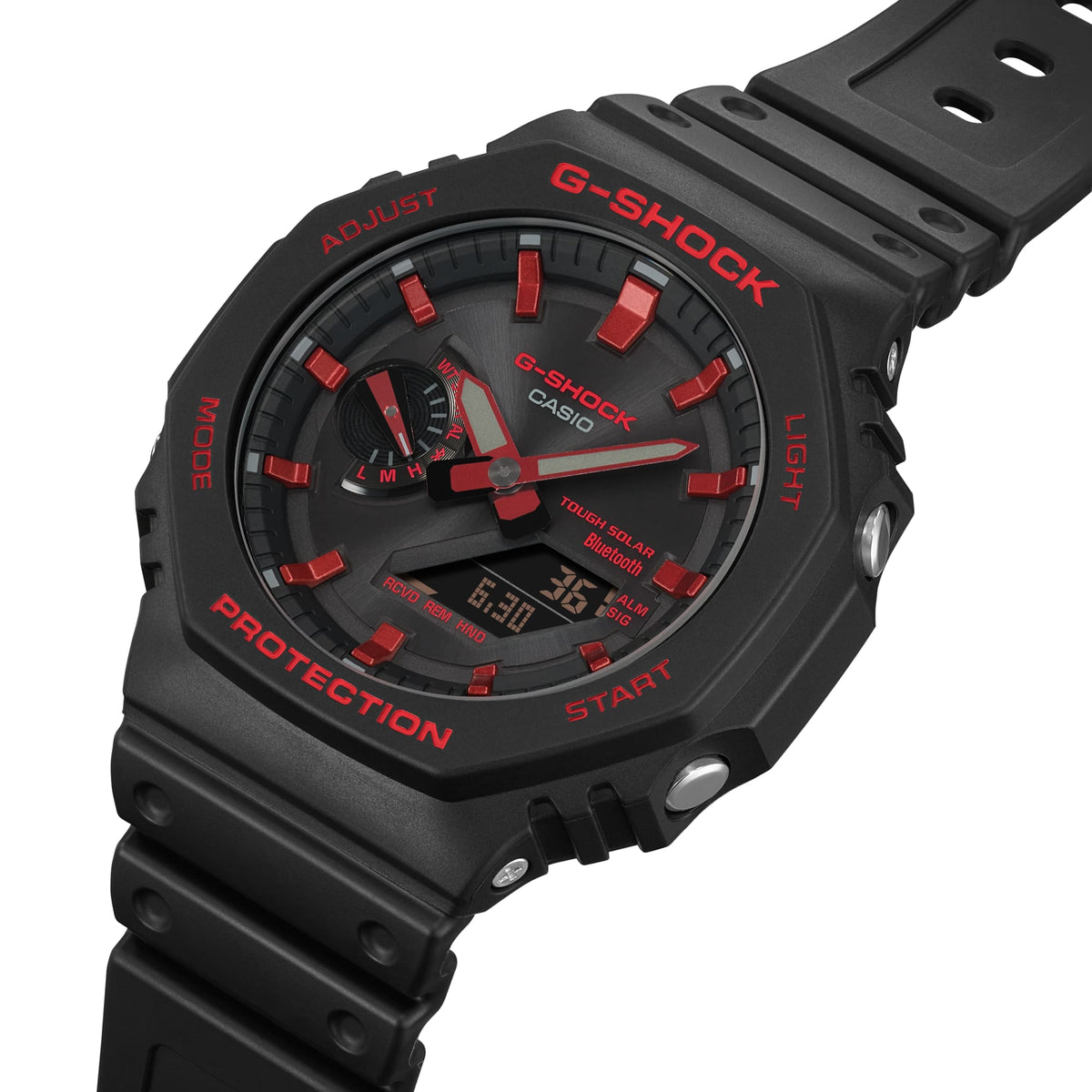 GA-B2100 Reloj G-Shock Pulsera de Goma para Hombre Doble hora Bluetooth