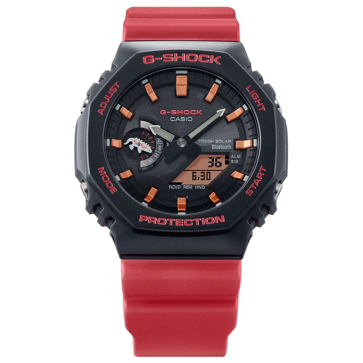 GA-B2100CD-1A4 G-Shock Galápagos Fundación Charles Darwin Reloj de caballero correa de resina doble hora