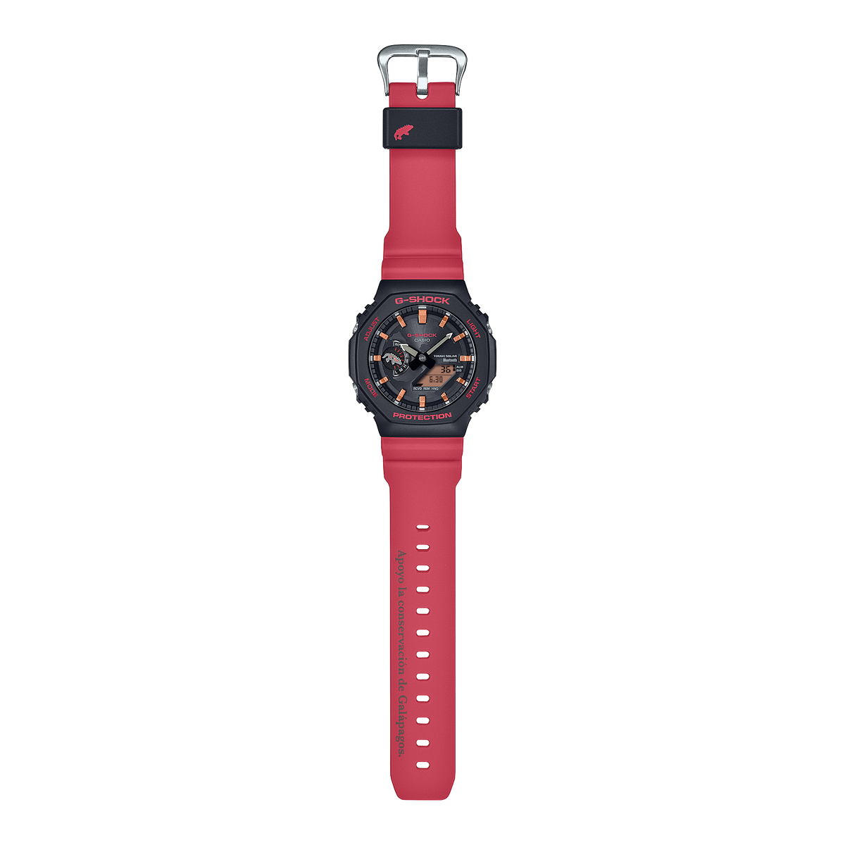 GA-B2100CD-1A4 G-Shock Galápagos Fundación Charles Darwin Reloj de caballero correa de resina doble hora