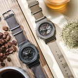 GA-B2100 Reloj G-Shock Pulsera de Goma para Hombre Doble hora Bluetooth
