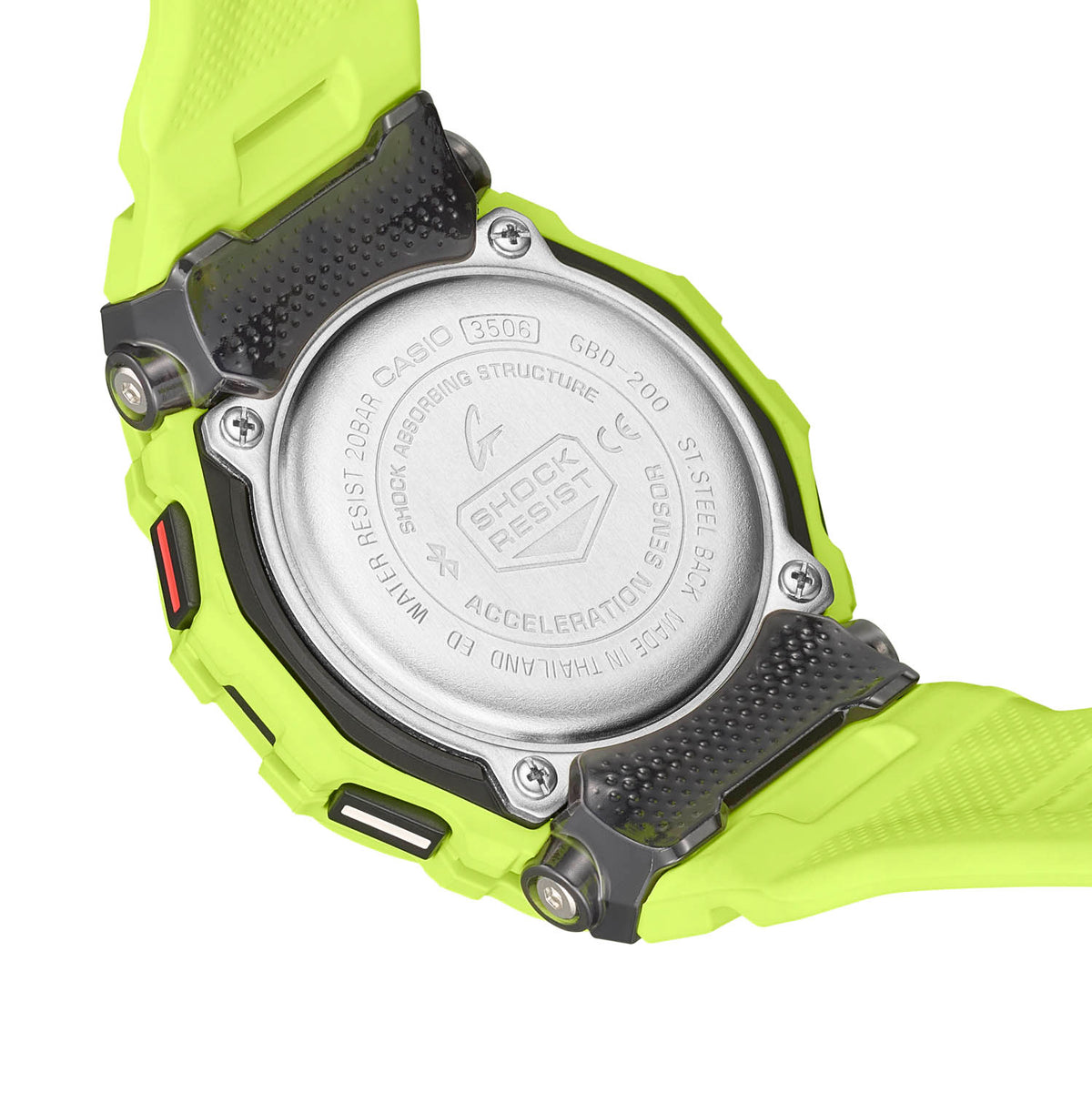 GBD-200 Reloj G-Shock Pulsera de Caucho para Hombre Digital Bluetooth