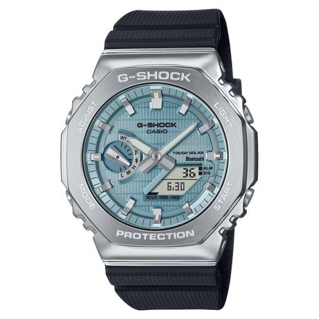 GBM-2100 Reloj G-Shock de caballero pulsera de resina doble hora