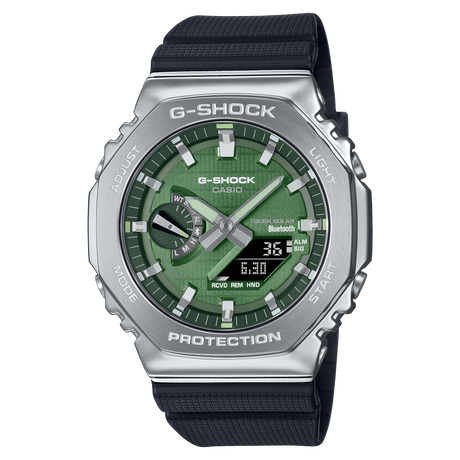 GBM-2100 Reloj G-Shock de caballero pulsera de resina doble hora