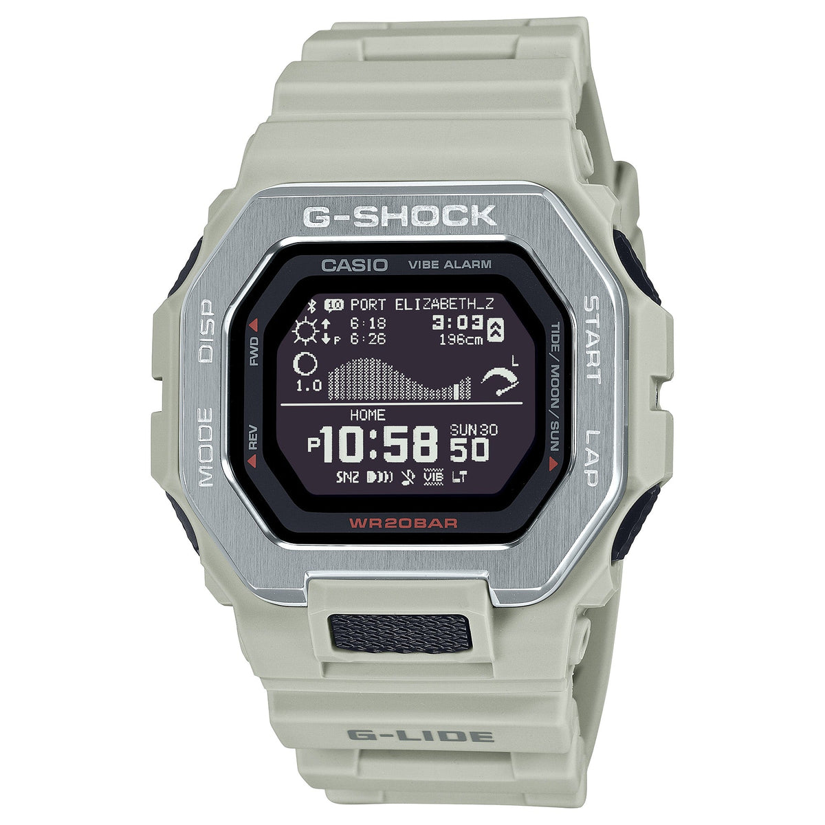 GBX-100 Reloj G-Shock Pulsera de Resina para Hombre Digital Bluetooth