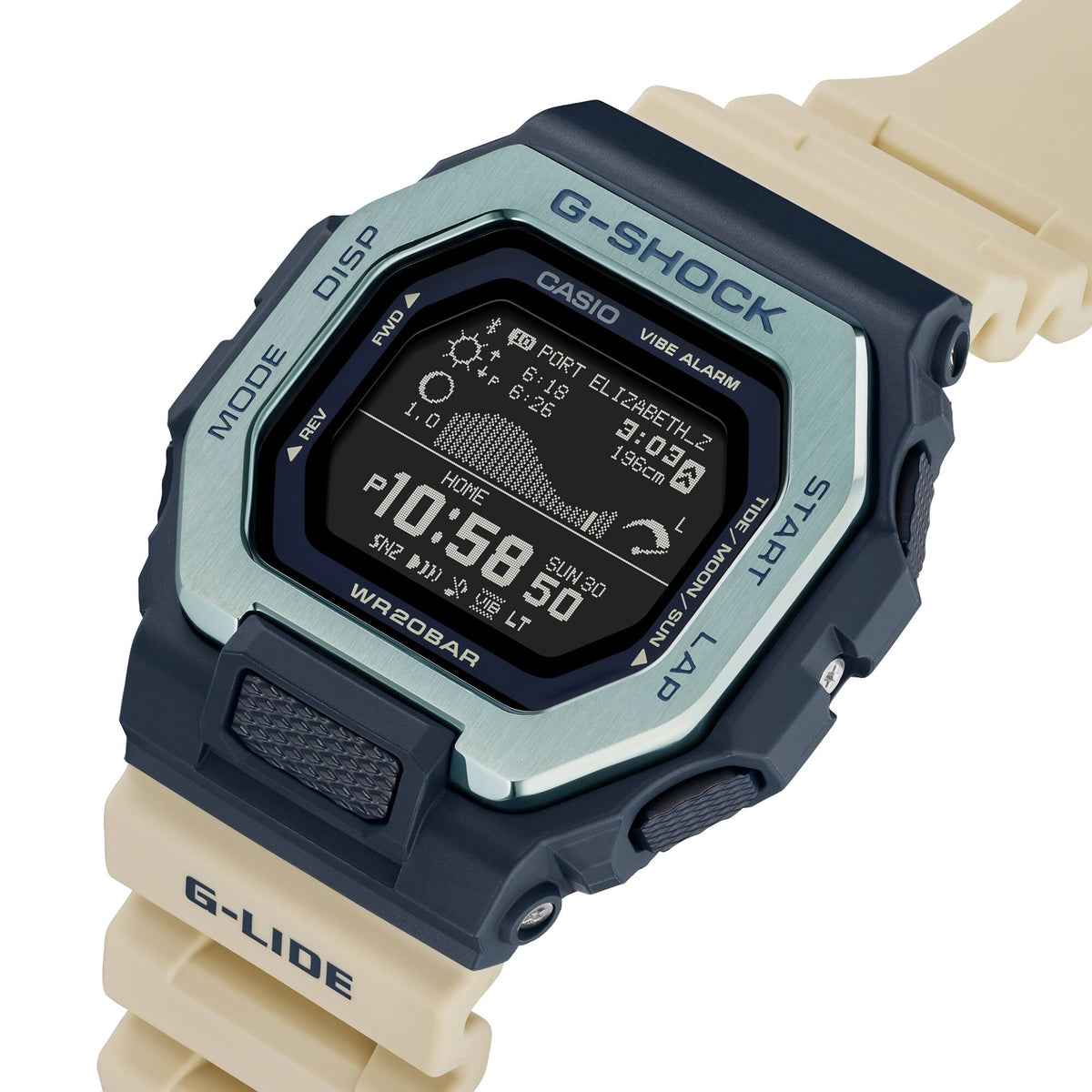GBX-100 Reloj G-Shock Pulsera de Resina para Hombre Digital Bluetooth