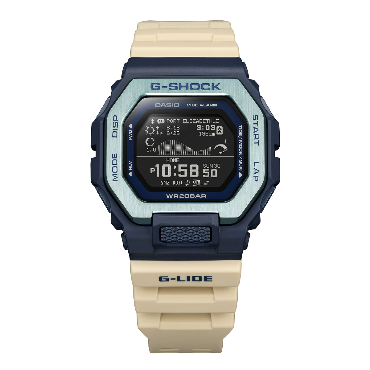 GBX-100 Reloj G-Shock Pulsera de Resina para Hombre Digital Bluetooth