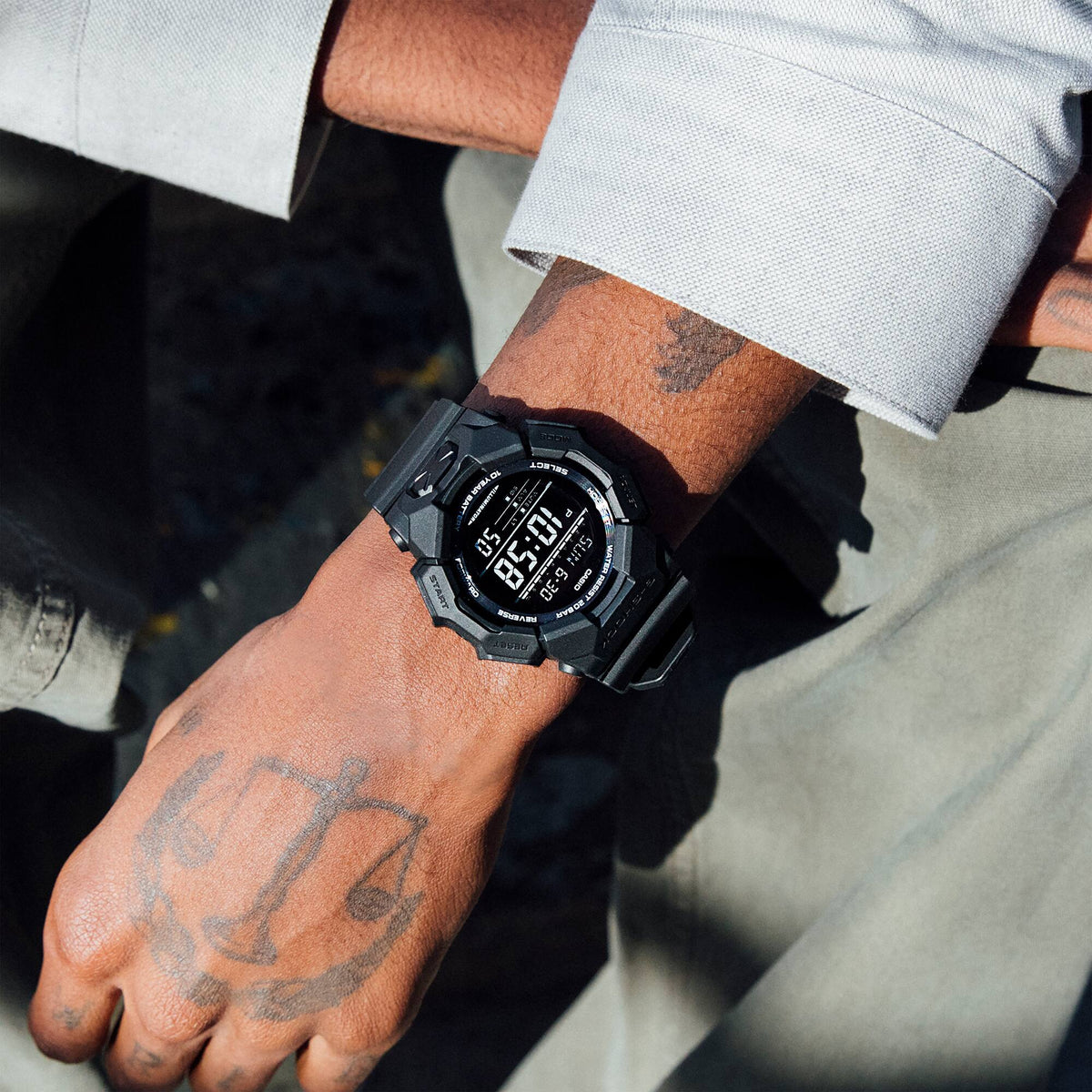 GD-010 Reloj G-Shock para caballero pulsera de Resina 10 años de batería