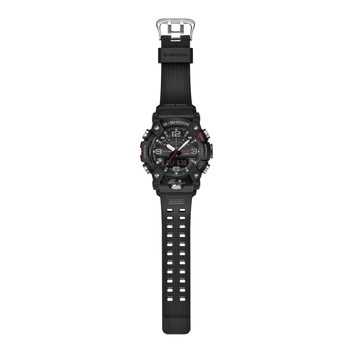GG-B100 Reloj G-Shock Mudmaster Doble Hora para Hombre pulsera de Caucho Master of G