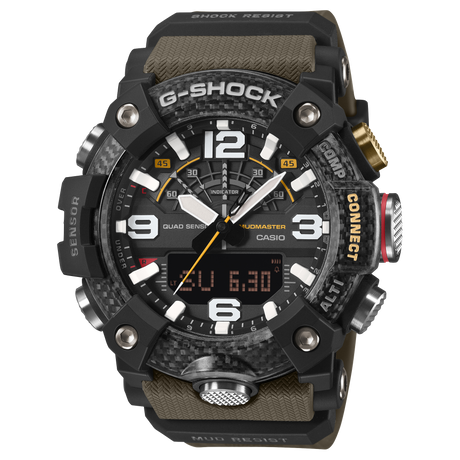 GG-B100 Reloj G-Shock Mudmaster Doble Hora para Hombre pulsera de Caucho Master of G