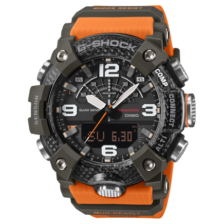 GG-B100 Reloj G-Shock Mudmaster Doble Hora para Hombre pulsera de Caucho Master of G