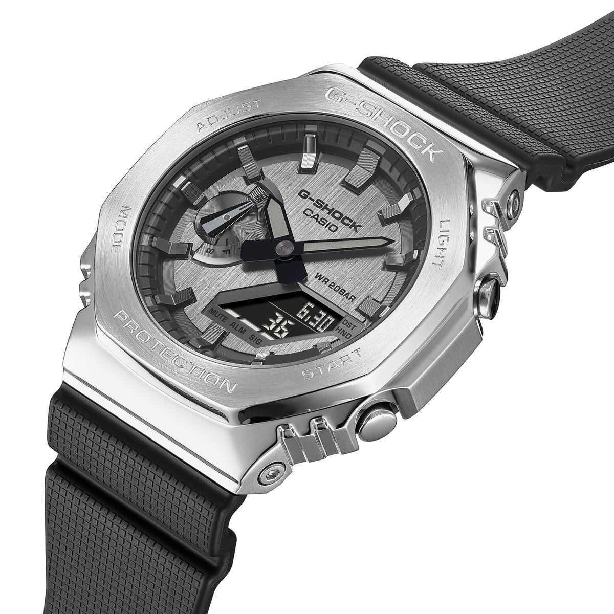 GM-2100 Reloj G-shock para caballero pulsera de caucho