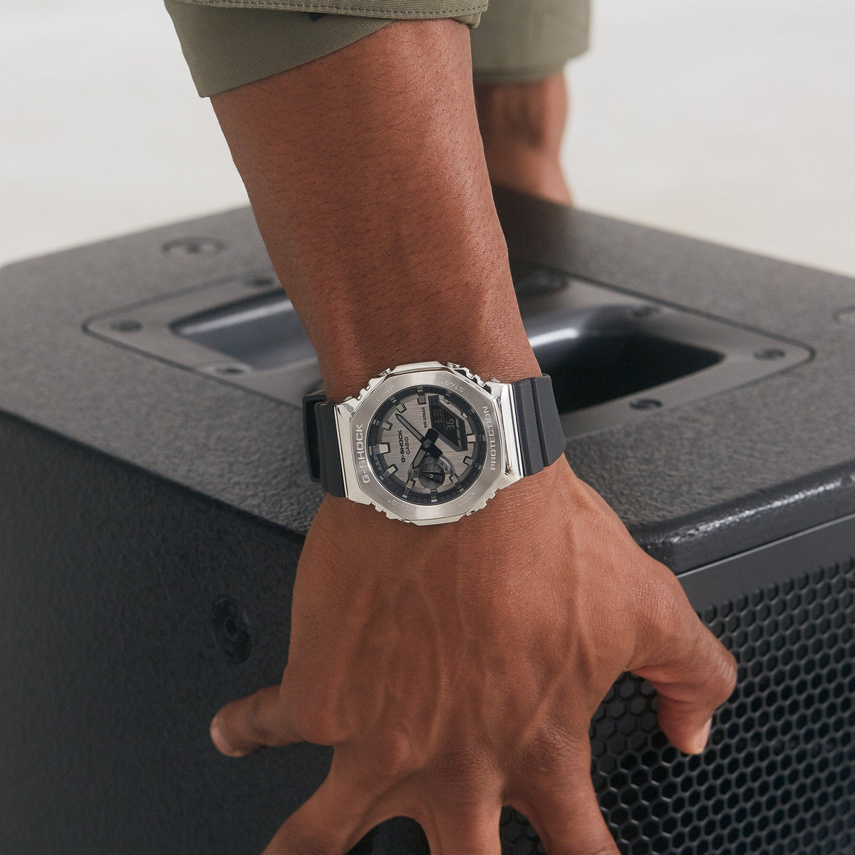 GM-2100 Reloj G-shock para caballero pulsera de caucho